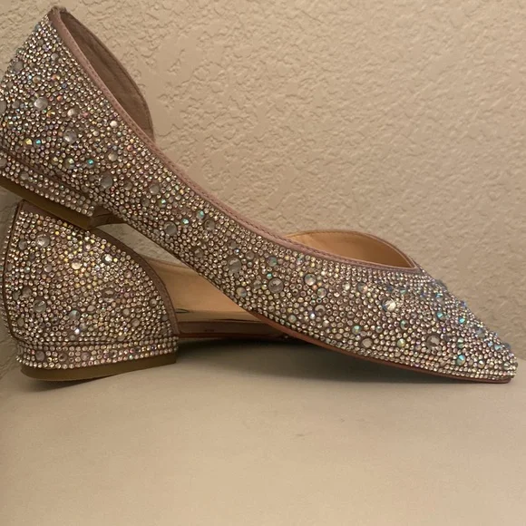 Betsy Johnson rhinestone flats - Picture 4 of 6
